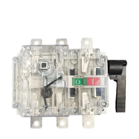 QIHANG Série HGL-630A 3P 630A Interrupteur d'isolement de charge électrique manuel transparent pour système solaire photovoltaïque, tension nominale 690V