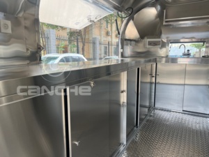 Puesto de Comida Móvil, Camión de Comida, Parrilla, Hamburguesas, Sándwiches, Remolque de Comida, Vehículo de Catering, Carrito de Comida para Diversos Gustos - Product Image 5