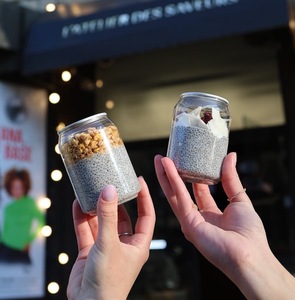 Nouveau Style jetable papier boisson bulle bouteille de thé Logo personnalisé tirette peut pour lait thé café Soda gâteau - Product Image 5