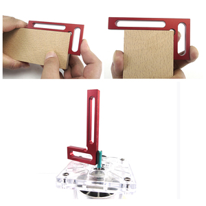 Thước Đo Bằng Hợp Kim Nhôm Thước Đo Chiều Cao 90 Độ L-THƯỚC ĐO Chế Biến Gỗ Vuông Thực Hiện Thước Đo Góc - Product Image 5