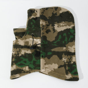 Capucha ajustable para clima frío, forro polar, máscara de esquí de camuflaje verde, guantes de caza al aire libre a prueba de viento para pesca de <span class=keywords><strong>carpa</strong></span> - Product Image 5