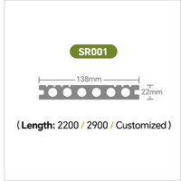 Everwall - Revêtement de terrasse extérieur en WPC durable anti-moisissure, surface à grain de bois, composite bois-plastique de 2e génération pour sol extérieur