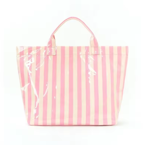 Sac de plage durable, toile rayée colorée d'été, sac de shopping pour femme, idéal pour les voyages - Product Image 6