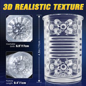 Handsfree Thrusting Rotating Automatic Men Masturbators Cup Electric Pocket Pussy Male Stroker Adult <strong>Sex</strong> <strong>Toy</strong> with Suction Base - Product Image 6
