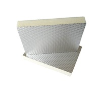 Panneau de conduit rectangulaire pré-isolé PIR 20 mm, panneau sandwich ignifuge pour conduits d'air CVC, isolation en feuille d'aluminium, ventilation