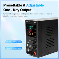 Alimentation CC réglable JIKE MF1003 100V 3A 300W, source de laboratoire à découpage variable pour test LED et réparation de batteries 48V