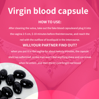 Capsule d'hymen de sang de virginité des femmes de la première nuit 100% naturel Yoni Pops Offre Spéciale pilules de resserrement vaginal vierge à nouveau