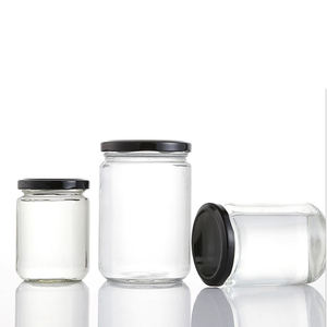 Chất Lượng Cao Gia Vị Mật Ong Mứt 8Oz 12Oz 16Oz 240Ml 350Ml 500Ml 730Ml Thực Phẩm Lưu Trữ Chai Thủy Tinh & Lọ Với Nắp Nhôm - Product Image 3