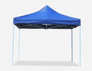 Vente en gros de tente pliable facile à monter en acier, auvent de gazebo, tente extérieure robuste 10x20 10x10 pour publicité