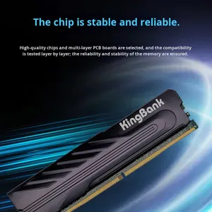 Jinbaida <b>DDR4</b> <b>Memory</b> 3200MHz 16G (8G*2) REG ECC Private Mold Set Black Knight & Silver Knight Modules Desktop Computer Stock Des - Product Image 2