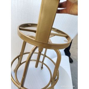 Taburete de Barra Peralta de 24 Pulgadas, Ajustable, Moderno, para Sala de Estar, Dormitorio, Apartamento, con Patas de Madera, Cómodo y Elegante - Product Image 4