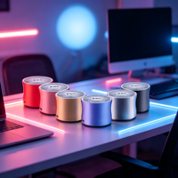EWA A109 Mini Enceinte Portable, Unité Magnétique Super Puissante, Volume Élevé, Basses Riches, Synchronisation Stéréo TWS, Boîte Sonore Extérieure et Domestique pour 5.0 5W