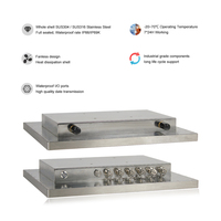 PC Industrial de Panel Táctil Integrado de 17 Pulgadas, Acero Inoxidable, Totalmente Cerrado, Montaje en Pared, IP66 Impermeable, Sin Ventilador