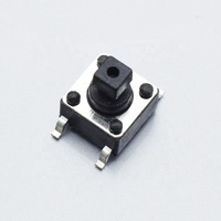 Interrupteur tactile SMD 6*6 4 broches, tête carrée, interrupteur tactile SMD
