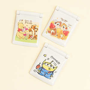 Mesa de tocador de aumento llena de LED portátil, espejo cosmético cuadrado recargable, maquillaje plegable, plástico iluminado - Product Image 1