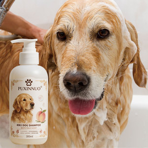 Champú y acondicionador <span class=keywords><strong>para</strong></span> mascotas OEM, melocotón blanco, 4 en 1, Natural <span class=keywords><strong>para</strong></span> perros, <span class=keywords><strong>gatos</strong></span>, cuidado <span class=keywords><strong>de</strong></span> la piel, desenredante, hipoalergénico, sin lágrimas - Product Image 5