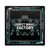 Tapis de jeu antidérapant en cuir OEM ODM pour fabricant de Mahjong, tuiles de Mahjong bleu clair, protection de bureau, accessoire de jeu