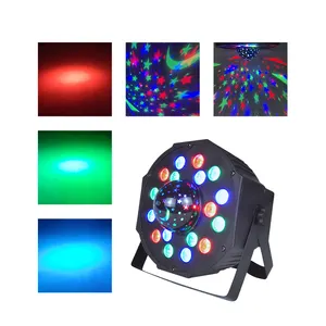 18LED RGB DJ LED Par Light 512 Controller Disco Party Wedding Led Par Light Christmas Light Decorations