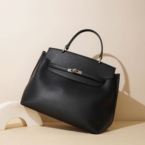 Nieuwe Aankomst Custom Echt Lederen Elegante Waterdichte Tas Grote Capaciteit Crossbody Handtas Voor Vrouwen - Product Image 4