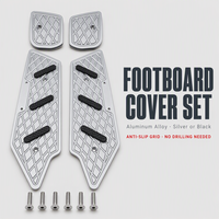 Couvre-pieds arrière antidérapant en alliage d'aluminium pour scooter Maxi C400X, accessoire de remplacement à installation simple