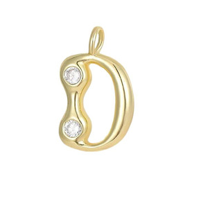 DIY Letter Pendant 18k Gold Plated Copper Alphabet Charm For Necklace Making Jewelry Findings Mixed Shapes - Product Image 5