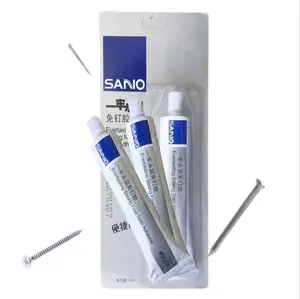 SANVO 50ml White Wood Adhesive Contact and Nail-Free Furniture Sealant Waterproof Epoxy Resin Glue Wholesale Price