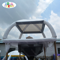 Nouvelle plateforme aquatique gonflable, quai de loisirs aquatiques gonflable, tente flottante, bar Su Piattaforma Acquisti