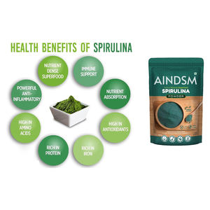 Tabletas de Espirulina Superalimento Verde, Tabletas de Polvo de Espirulina Orgánica, Apoyo Energético, Extracto de Espirulina, Tabletas Secas - Product Image 4