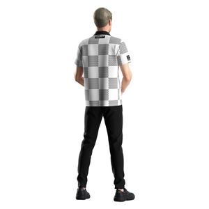 Camiseta Deportiva Sublimada al por Mayor, Manga Corta, para Hombre, Lisa, de Color Sólido, Poliéster, con Cierre de Cremallera - Product Image 6