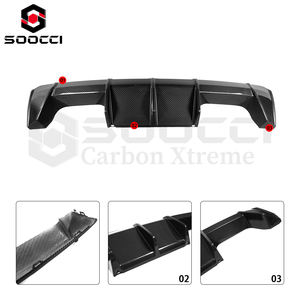 موزع هواء خلفي (ديفيوزر) من ألياف الكربون الجافة طراز MP للجزء السفلي من المصد الخلفي للسيارة، طقم هيكل لسيارات BMW G80 G81 M3 G82 G83 M4 Competition - Product Image 2