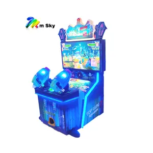 Pabrikan Taiwan Peralatan Hiburan Anak-anak Dalam Ruangan Koin Dioperasikan Mesin Video Shooting Game Arcade untuk Dijual