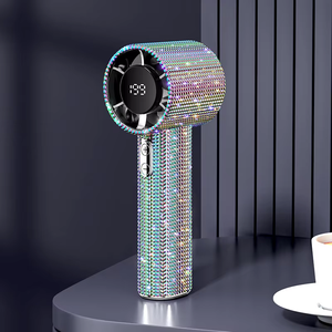 Nouveau ventilateur portable rechargeable USB haute vitesse pour cils, souffleur d'air, ventilateur Bling, vente en gros usine - Product Image 1