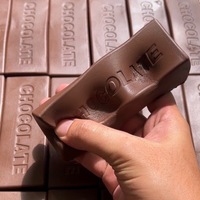 Jouet anti-stress en mousse PU en forme de barre de chocolat, à remontée lente, en forme de bâton crème brun, jouet souple, cadeau idéal pour enfants et adultes