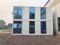 Bâtiments de conteneurs en acier préfabriqués modulaires innovants pour l'usage de bureau-Design rustique Léger et rentable Durable