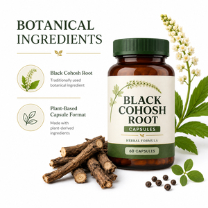 Cápsulas de Raíz de Cohosh Negro de 500 mg, Nuevo Estilo, Marca Privada, Suplemento Herbolario Natural para Adultos, Refuerzo Inmunológico, Antioxidante - Product Image 4