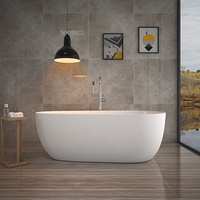 Vente directe d'usine, baignoires simples, mini-baignoires en acrylique pur, baignoires autoportantes, baignoires de trempage
