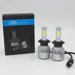 S2 LED headlights H4 36W 8000LM COB H1 H3 H7 H8 H11 9005 9006 5202 9012 hir2 H4 LED Car headlight bulbs fog lamps