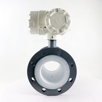Débitmètre électromagnétique numérique avec sortie RS485 4-20mA, haute précision, en acier inoxydable, mesure du débit de liquide, OEM disponible