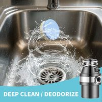 Tablettes nettoyantes moussantes désodorisantes pour épurateurs de déchets, sans danger pour les fosses septiques, nettoyage en profondeur, éliminateur de saleté pour éviers et drains