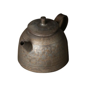 Retro Rust Glazed Teapot Round Ceramic With Lid Kung Fu <b>Tea</b> <b>Set</b> Household Mini Japanese Style - Product Image 5