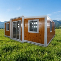 Clinique médicale mobile pour zones éloignées, structure en acier modulaire sanitaire préfabriquée, maison conteneur extensible