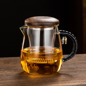 MSH中国ガラスティーポットセットコーヒー & ティーセット4カップ入りインフューザーティーケトル付き - Product Image 3