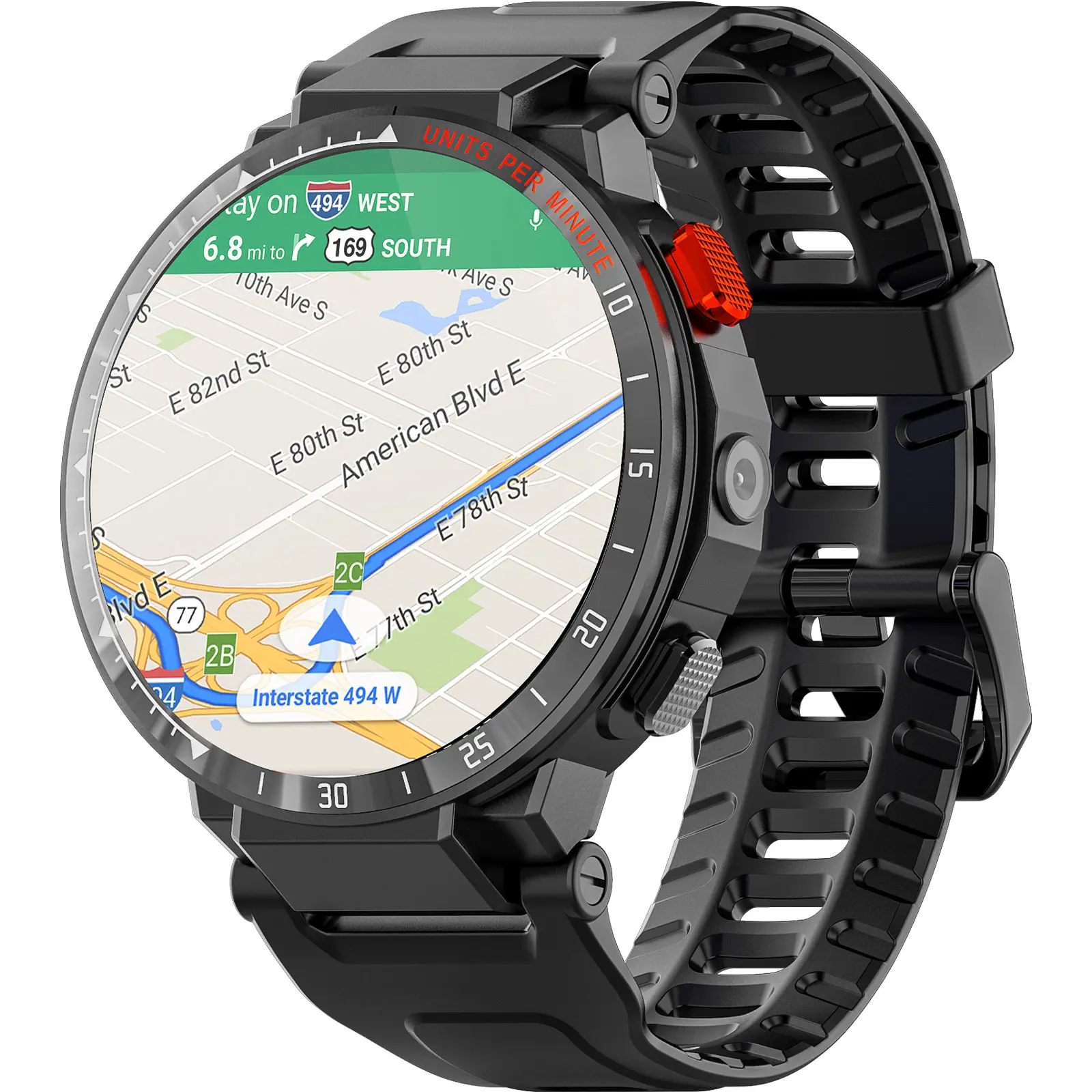 ساعة ذكية Z35 الروبوت 7.1 ساعة ذكية 1GB + 16GB 4G GPS ساعة ذكية تعمل بالواي فاي ساعة ذكية الرجال IP67 مع كاميرا سيم المدعومة رجل سوار رياضي