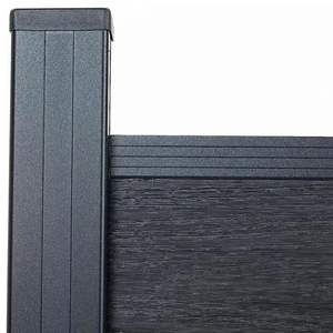 Vente directe d'usine certificat CE bricolage plastique bois composite jardin Wpc clôture composite avec écart - Product Image 4