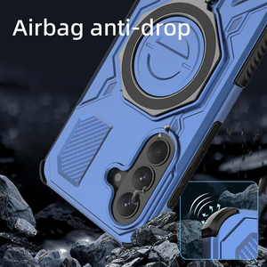 Custodia con Anello Girevole a 360° per Samsung A57 A37 A17 A07 4G A56 A36 A26 A16, Antiscivolo, Protezione Antiurto di Grado Militare - Product Image 3