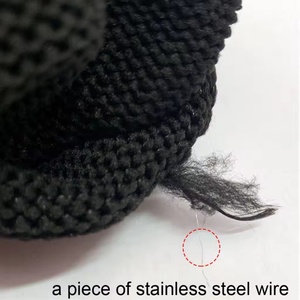 ถุงมือป้องกันความร้อน รุ่น Ruijunhong HPPE แบบมีลาย ขนาด 26 ซม. ป้องกันไฟ ป้องกันความร้อน ป้องกันการบาด ทนทาน ยืดหยุ่น ปราศจากซิลิโคน สำหรับงานอุตสาหกรรม - Product Image 4