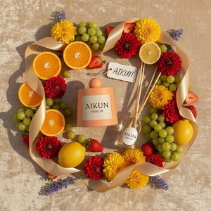 Diffuseur de parfum à bâtonnets Aikun, <span class=keywords><strong>formule</strong></span> sûre, pour une ambiance romantique en suite d'hôtel, avec étiquette personnalisée, coffret cadeau de luxe - Product Image 4