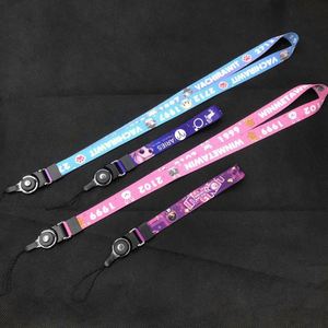 Wholesale Heat Transfer Printing Ribbon Strap Mobile Phone <b>Lanyard</b> Work Permit Hanging Rope Customizable Logo Pattern - Product Image 4