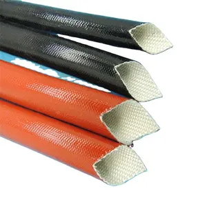 Good Quality 155C F Class and ROHS Standard Heat Treatment Fiberglass Sleeving