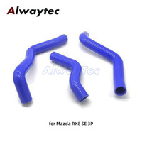 Pour Mazda Roadstar Miata MX5 1.6 1.8 RX8 SE 3P série 3 04-07 Kit de tuyau de Turbo en Silicone Kit de Tube de rayonnement de refroidissement de moteur automatique